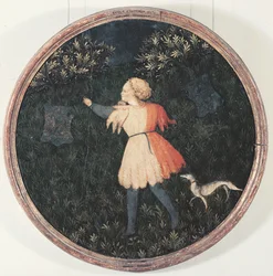Jeune fauconnier, École florentine